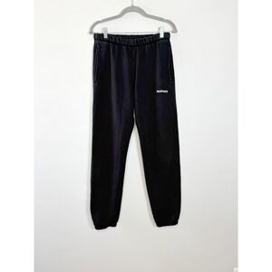 Madhappy Sweatpants Black Small 100%‎ Cotton Logo Embroidered Joggers Unisex